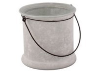 Skleněný svícen cukr 12x12cm